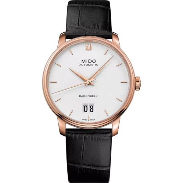 Mido Baroncelli Big Date M027.426.36.018.00 Watch 40mm