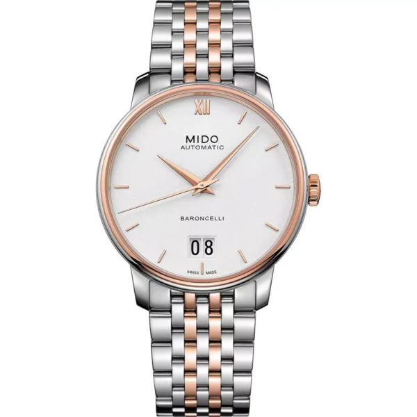 Mido Baroncelli Big Date M027.426.22.018.00 Watch 40mm