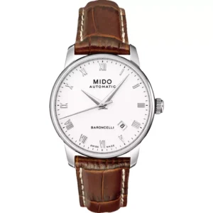 MIDO BARONCELLI M8600.4.26.8 AUTOMATIC WATCH 38MM