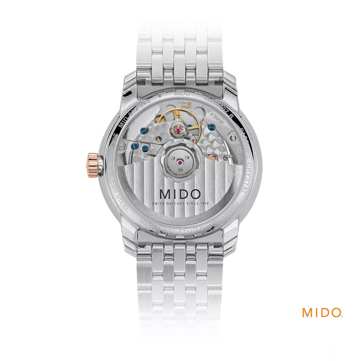 Mido Baroncelli Smiling Moon M027.207.22.010.01 Lady 33mm