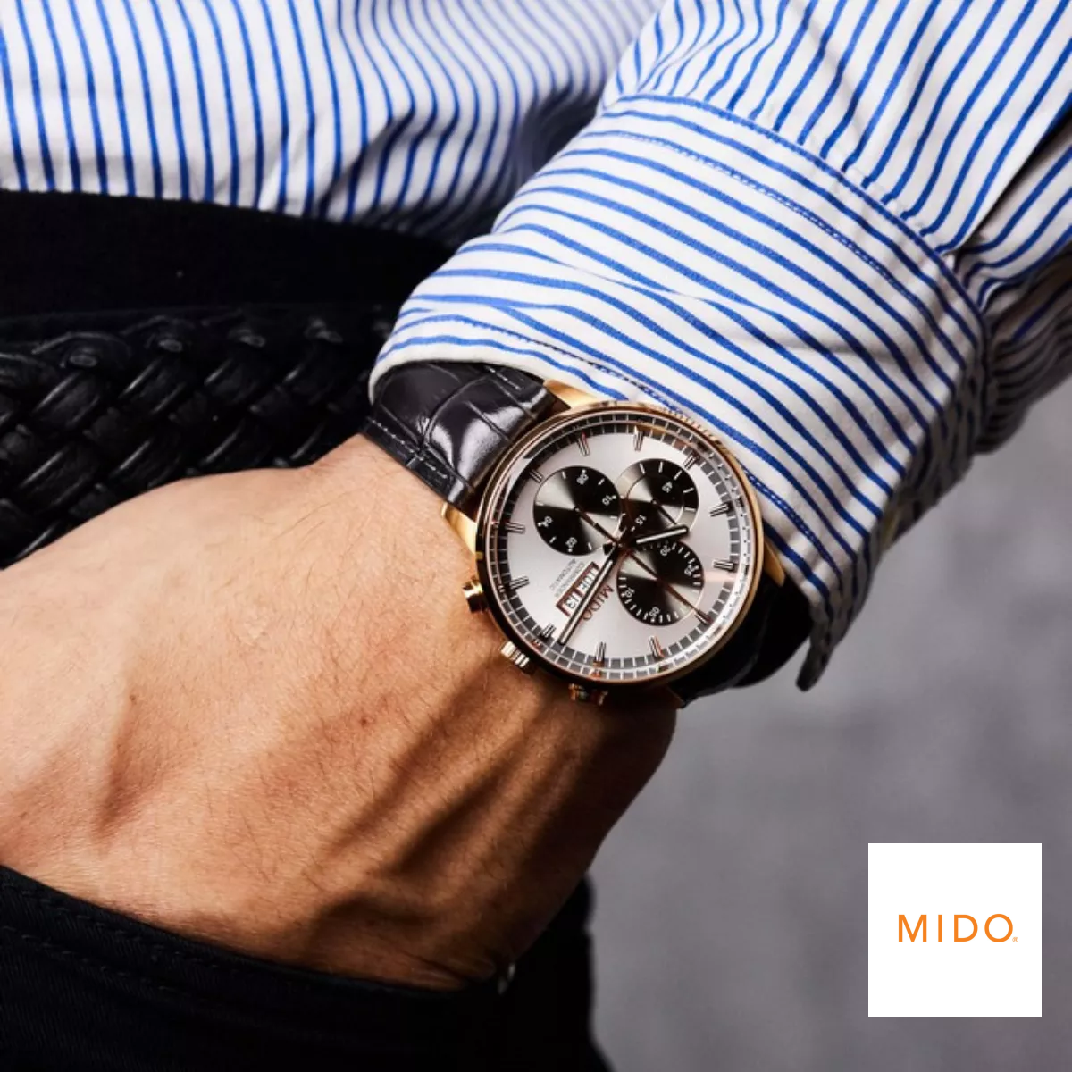 MIDO COMMANDER II M016.414.36.031.59 WATCH 42.5MM