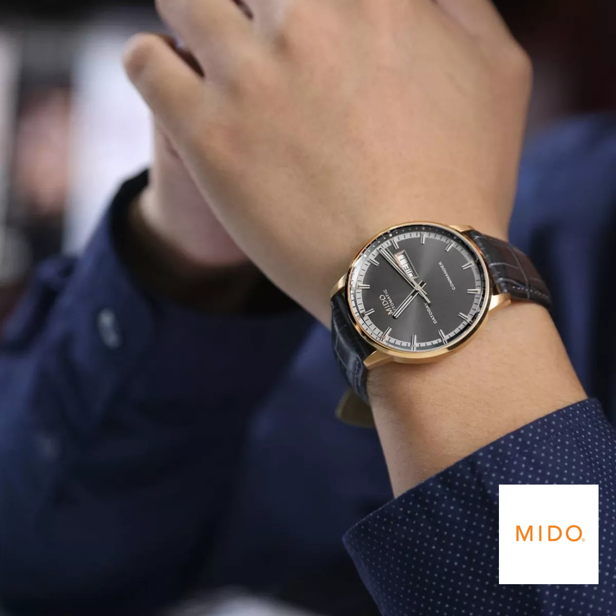 MIDO COMMANDER II M016.430.36.061.80 WATCH 40MM