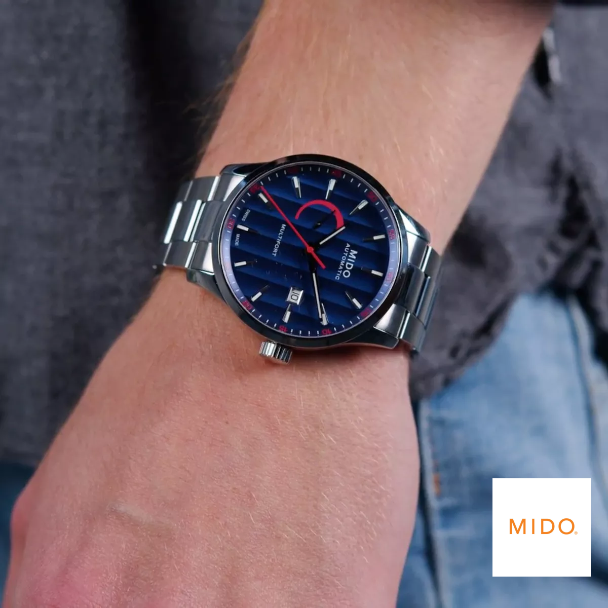 Mido Multifort M038.424.11.041.00 Watch 44mm