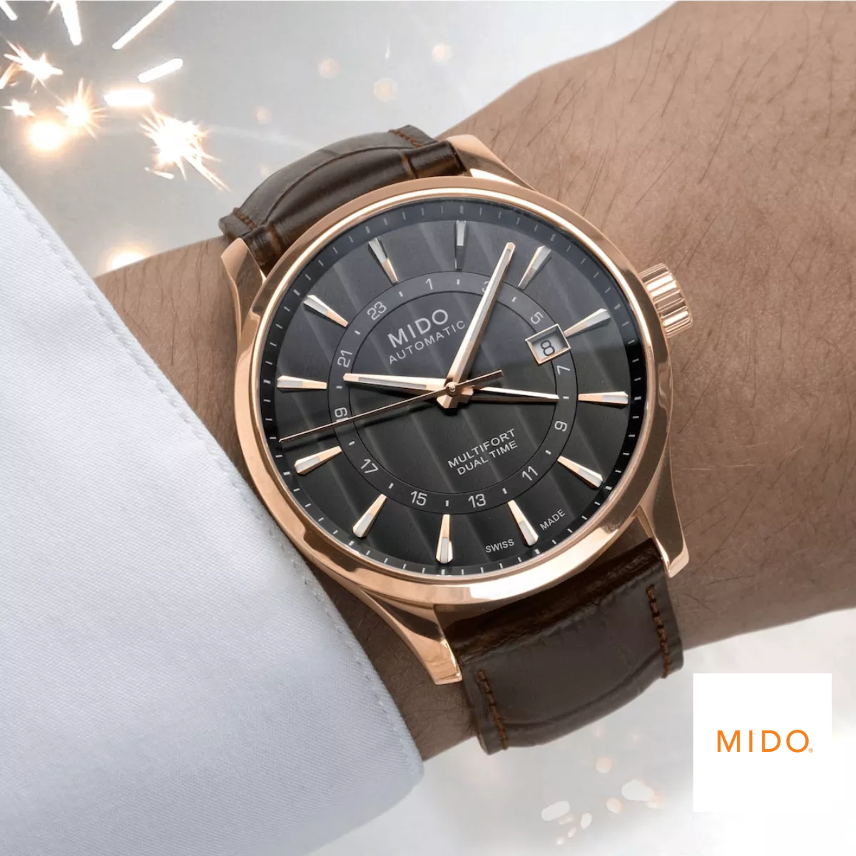 Mido Multifort M038.429.36.061.00 Watch 42mm