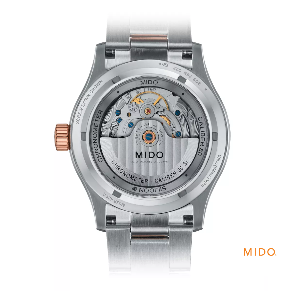 MIDO MULTIFORT M038.431.22.031.00 WATCH 42MM
