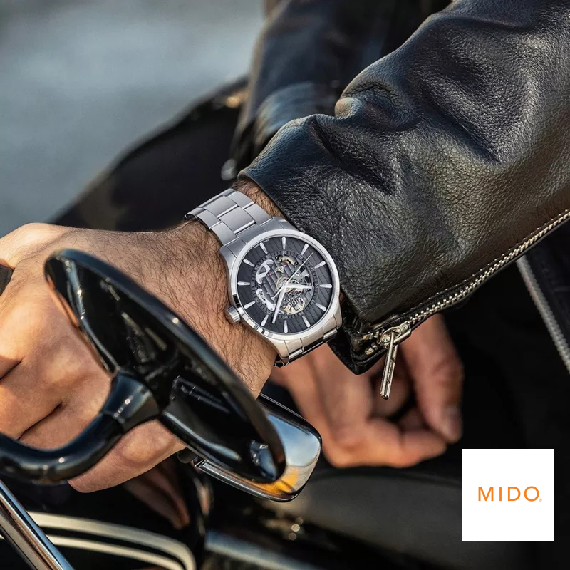 Mido Multifort Skeleton Vertigo M038.436.11.031.00 Watch 42