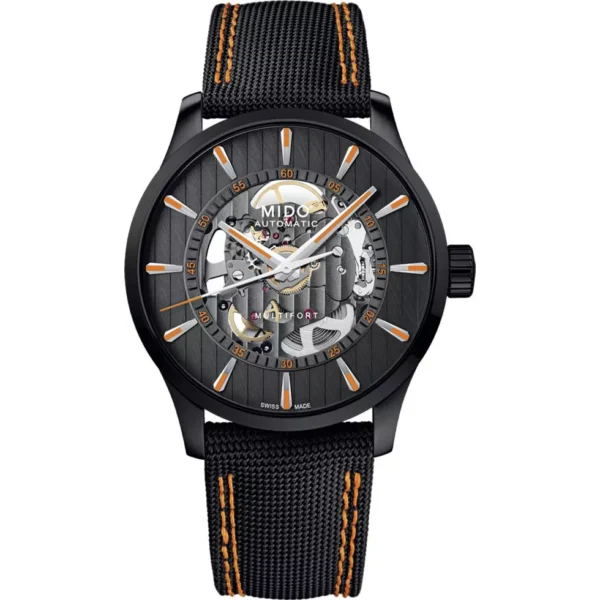 Mido Multifort Skeleton Vertigo M038.436.37.051.00 Watch 42mm