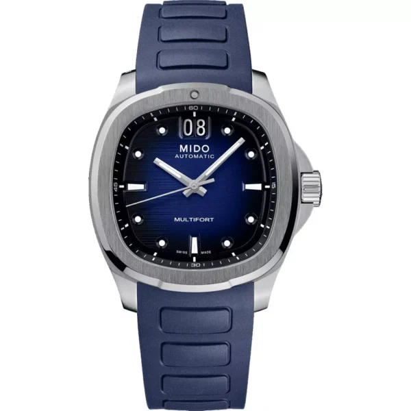 Mido Multifort Tv Blue Tone Watch 40mm