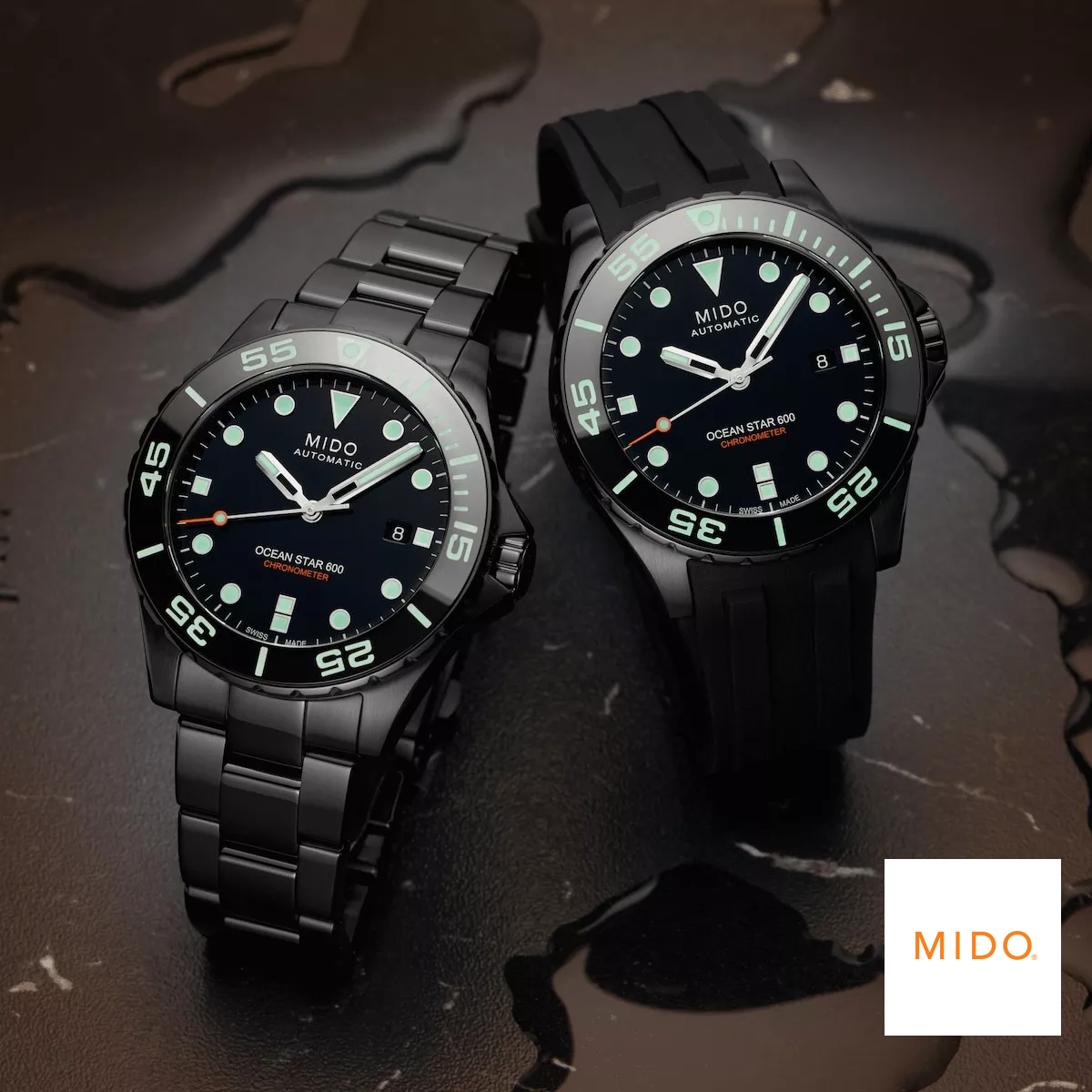 Mido OCean Star 600 M026.608.33.051.00 Watch 43mm