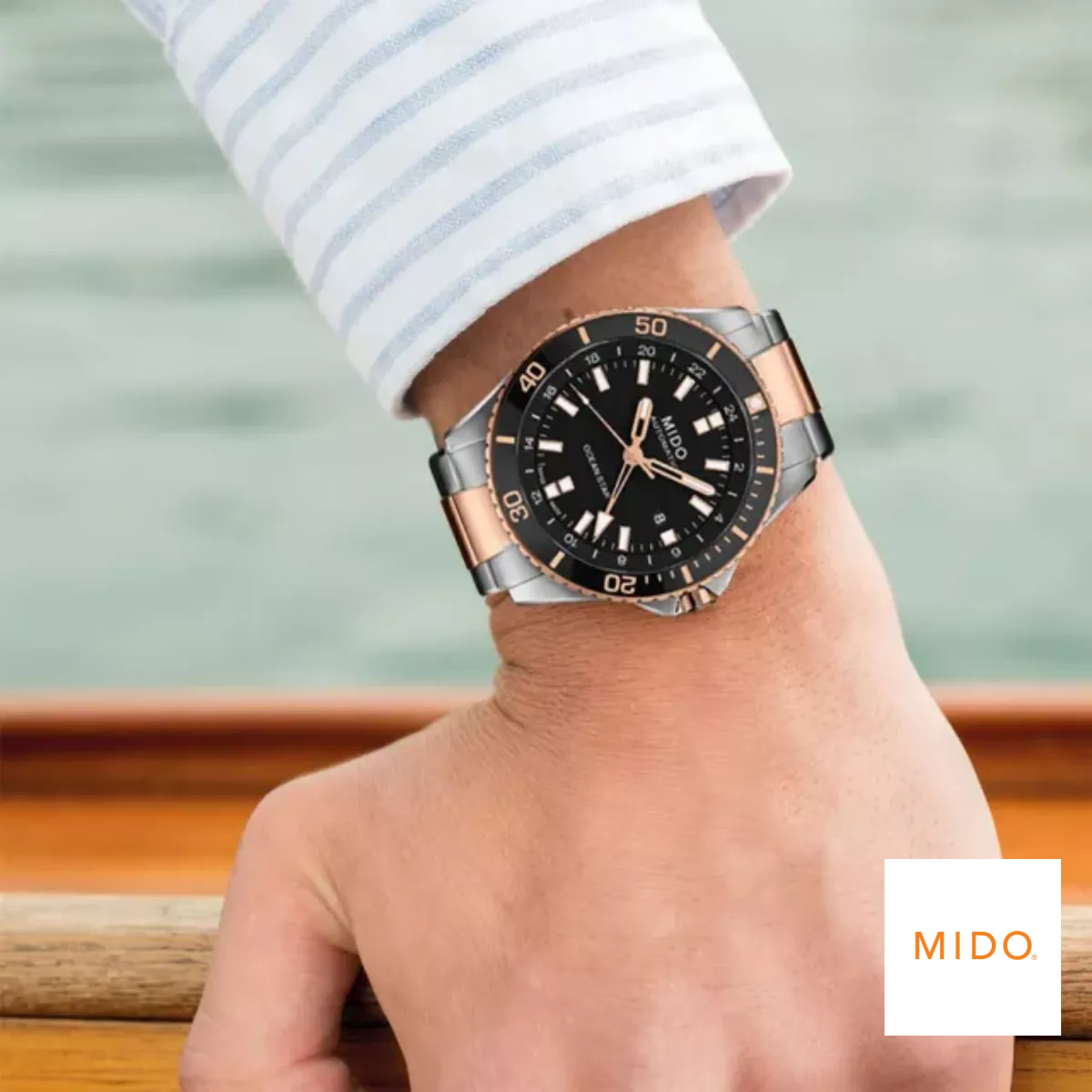 Mido Ocean Star GMT M026.629.22.051.00 Watch 44MM